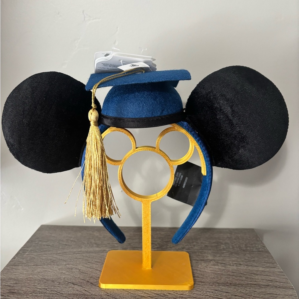 Disney Parks Graduation Ear Headband with Gold Tassel